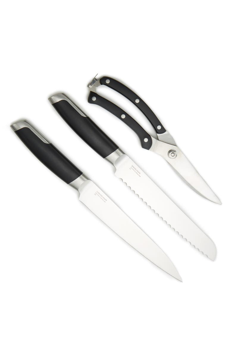 BergHOFF Leo Graphite 3-Piece Knife Set, Alternate, color, Black