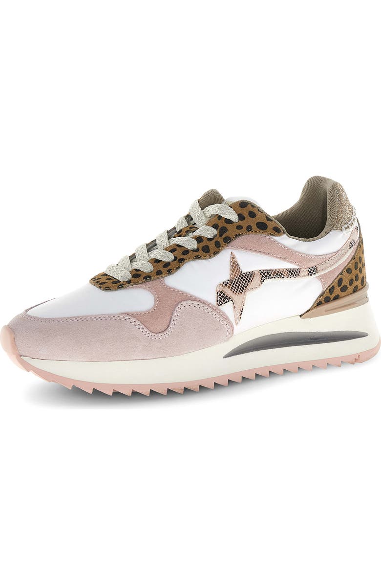 W6YZ Yak Mixed Media Sneaker, Main, color, Beige White