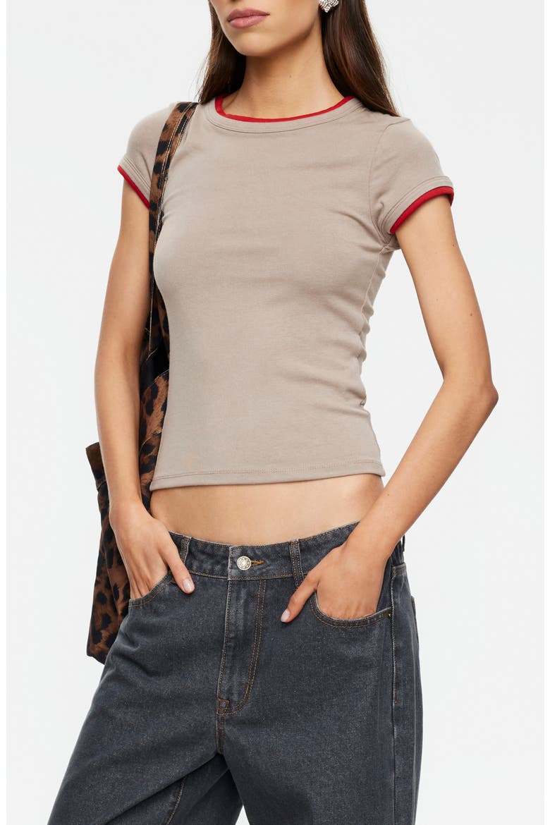 Capo Crop Top, Alternate, color, SAND