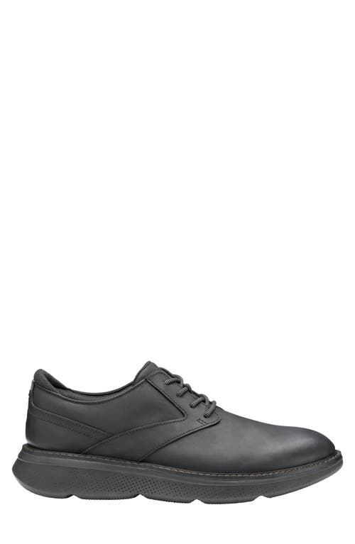 Johnston & Murphy Hayden Plain Toe Derby Sneaker In Black