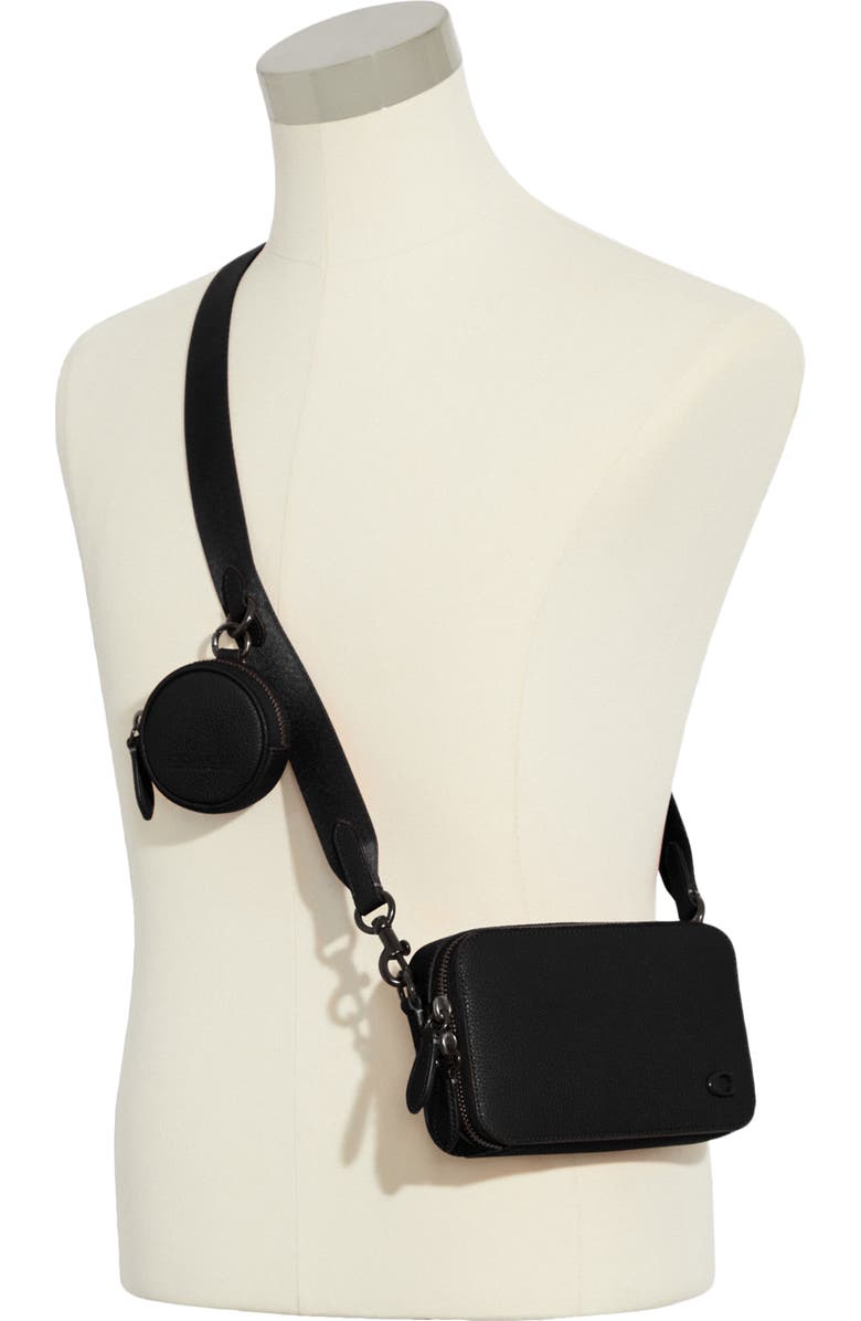 COACH Charter Slim Pebble Leather Crossbody Bag, Alternate, color,