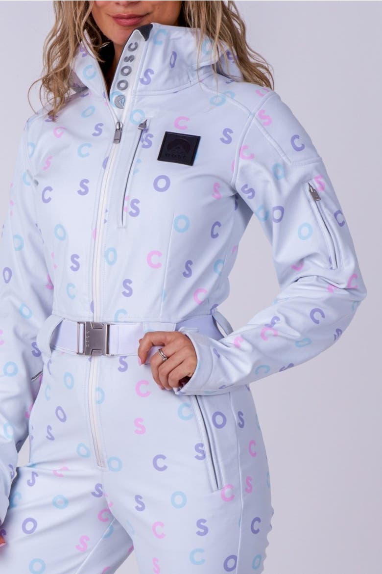 Chic Ski Suit - OOSC Print, Alternate, color, WHITE