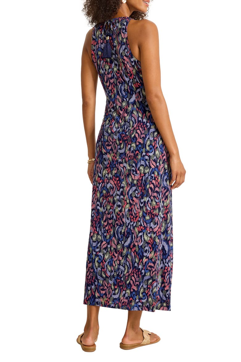 Jasmina Print Sleeveless Maxi Dress, Alternate, color, COASTLINE