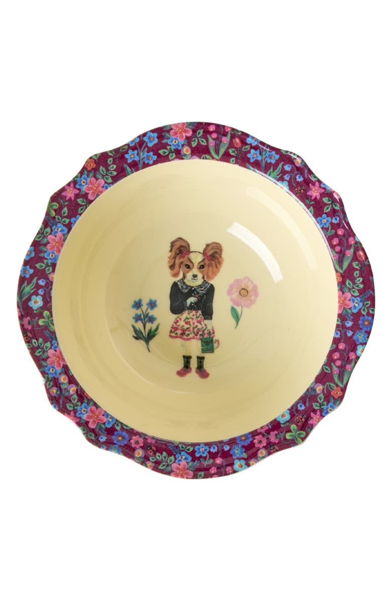 Rice by Rice x Nathalie Lété Set of 2 Melamine Bowl, Main, color,