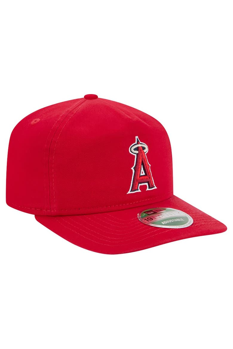 Men's New Era  Red Los Angeles Angels Team 19TWENTY Adjustable Hat, Alternate, color, Red