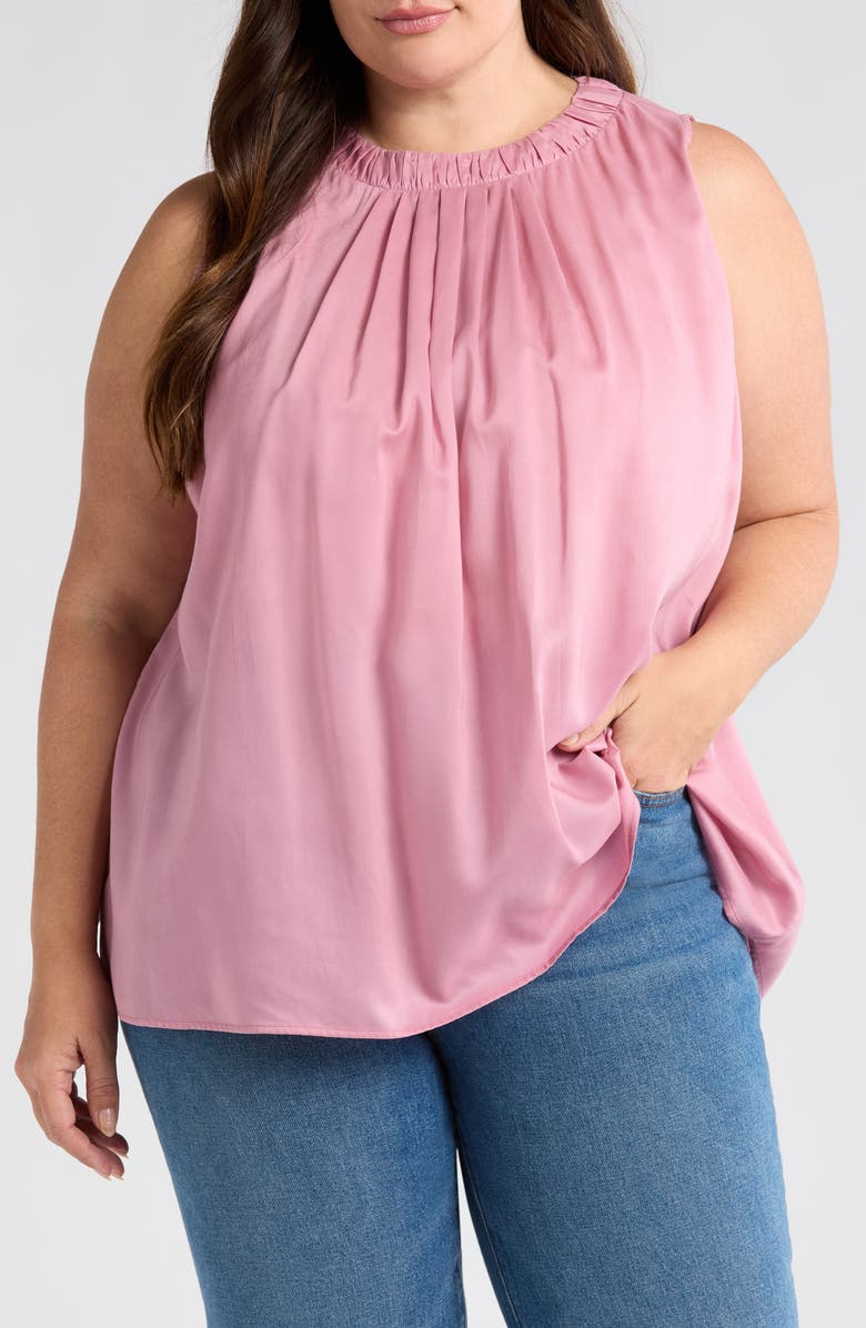 HARSHMAN Ciri Sleeveless Tencel<sup>®</sup> Top, Main, color, Blush Pink