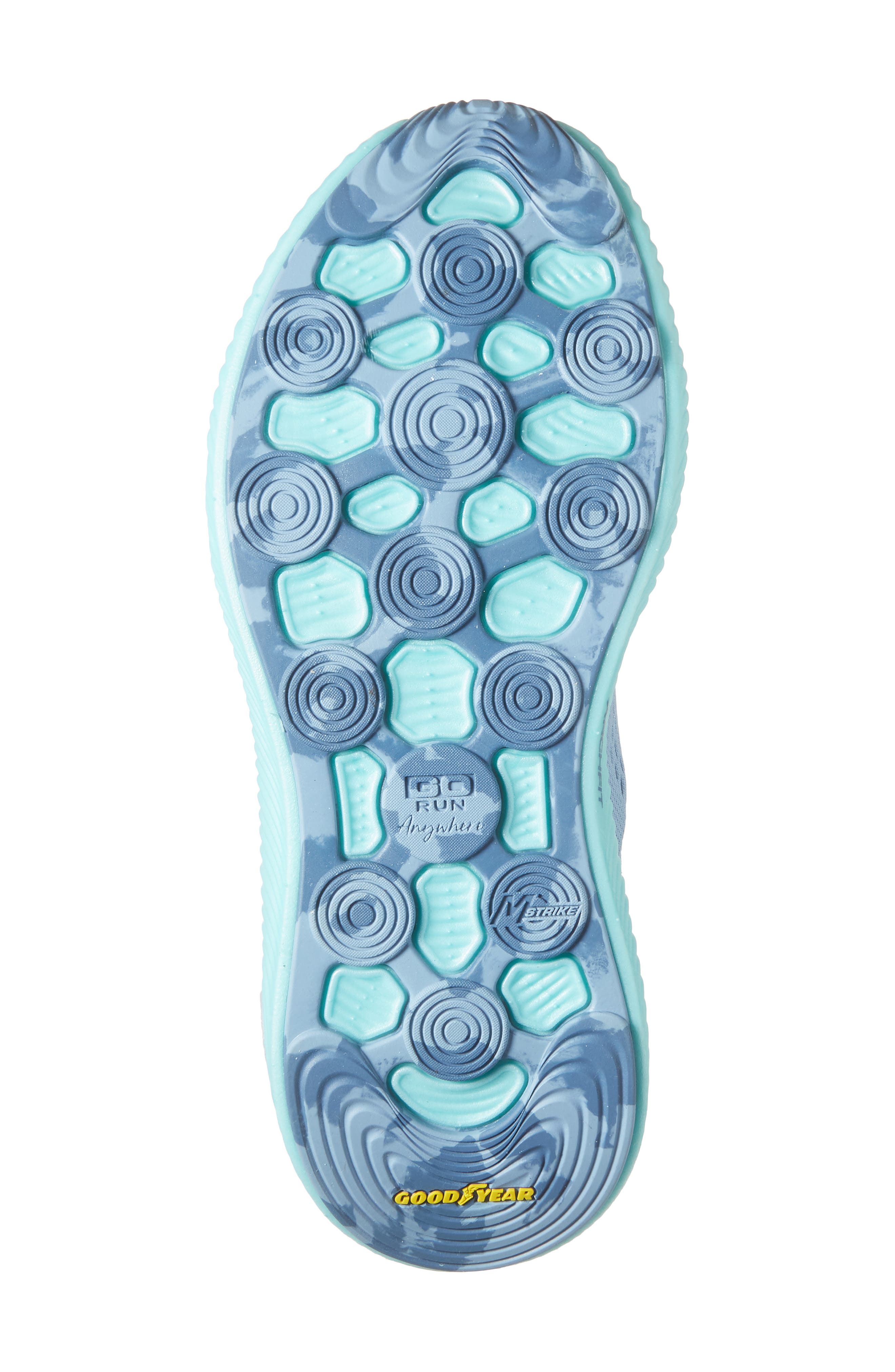Slip-Ins®: Arch Fit® GO RUN Anywhere™ Sneaker, Alternate, color, BLUE/ TURQUOISE