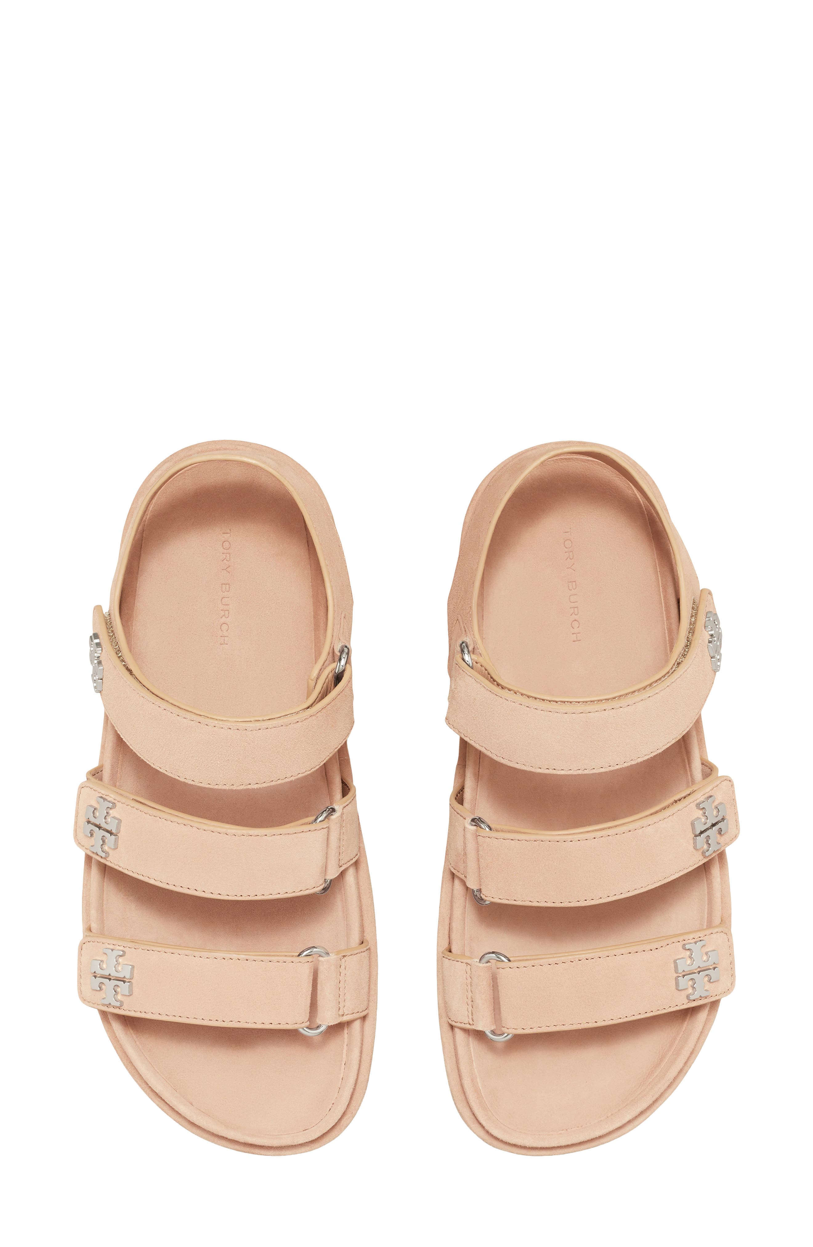 Tory Burch Kira Slingback Platform Sport Sandal, Alternate, color, Malva / Silver