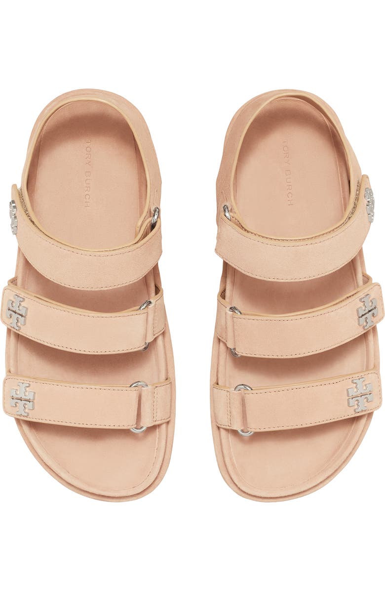Tory Burch Kira Slingback Platform Sport Sandal, Alternate, color, Malva / Silver