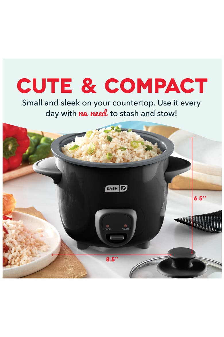 Mini Rice Cooker, Alternate, color, BLACK
