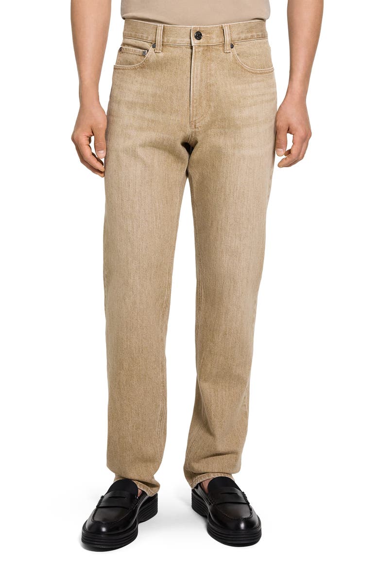 Standard in Tinted Denim Jeans, Main, color, WASHED BROWN