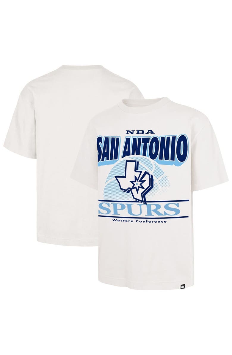 '47 Men's '47  White San Antonio Spurs City Edition Shifty Foundation T-Shirt, Main, color, White