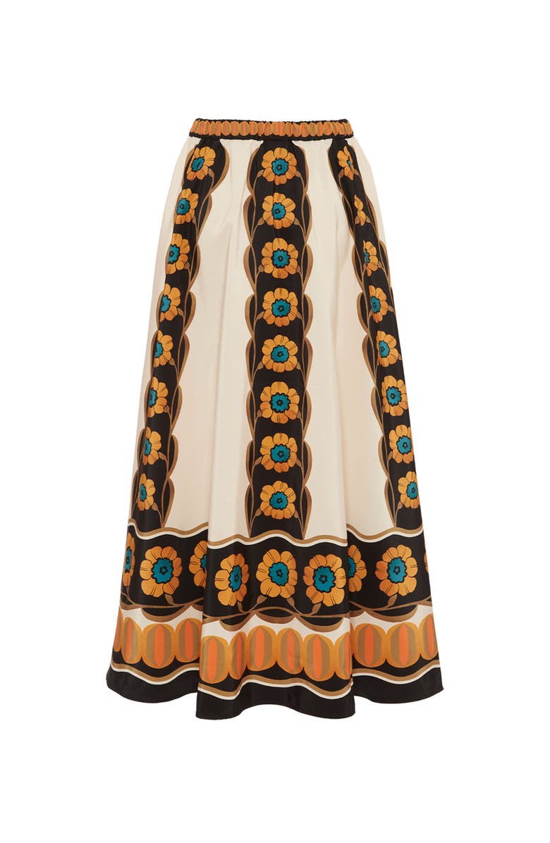 La DoubleJ Drawstring Skirt Daisychain Placée Orange, Alternate, color,