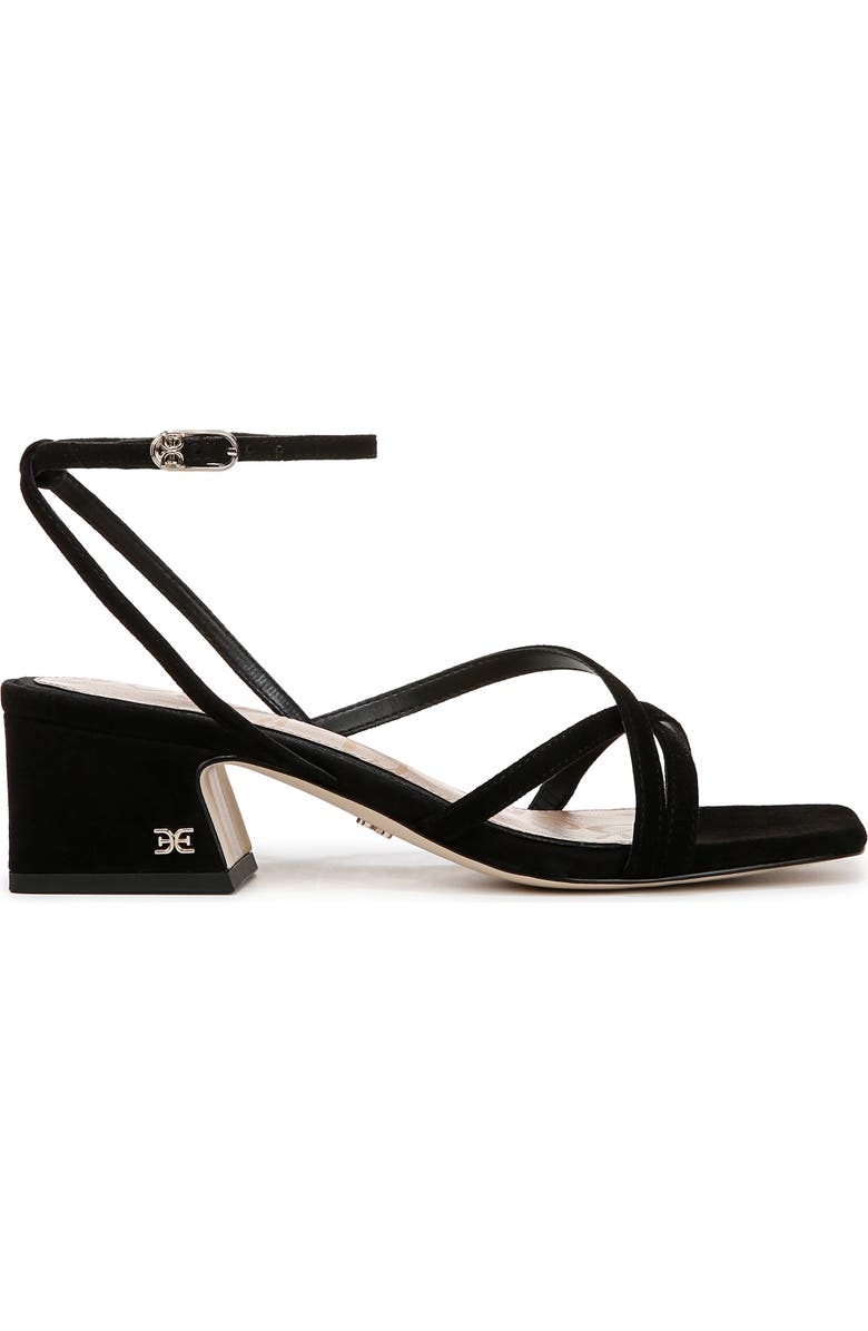 Sam Edelman Whitley Ankle Strap Sandal, Alternate, color, Black