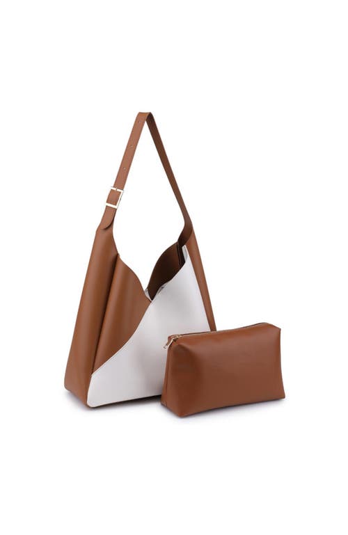Moda Luxe Frankie Hobo In Ivory Tan