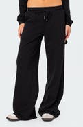 EDIKTED Annalise Straight Leg Sweatpants