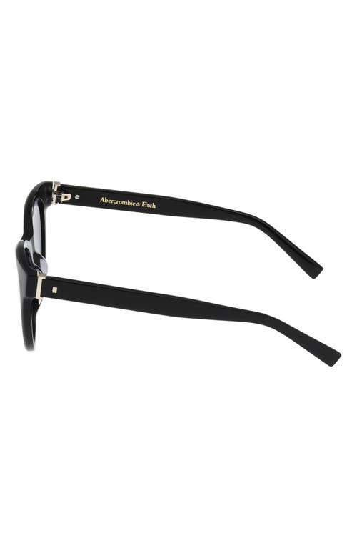 Abercrombie & Fitch 52mm Gradient Cat Eye Sunglasses In Black