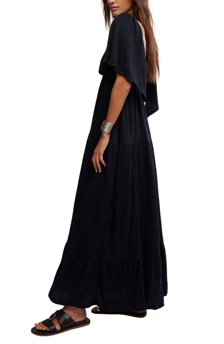 Free People free-est La La Tiered Flutter Sleeve Maxi Dress, Alternate, color,