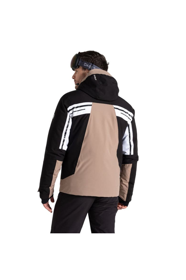 Triple Ski Jacket, Alternate, color, Black and White