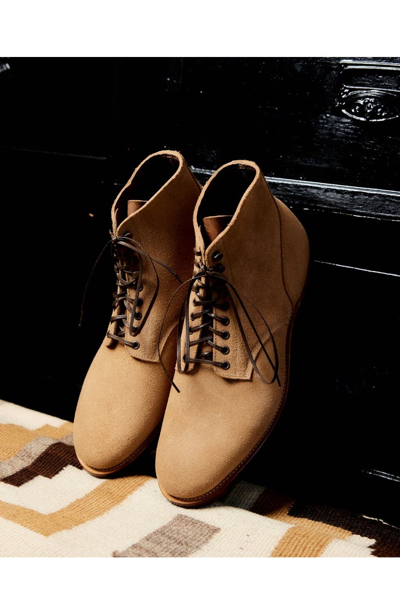 Fortela Viberg X Fortela Cordovan Leather Boots, Alternate, color, Natural