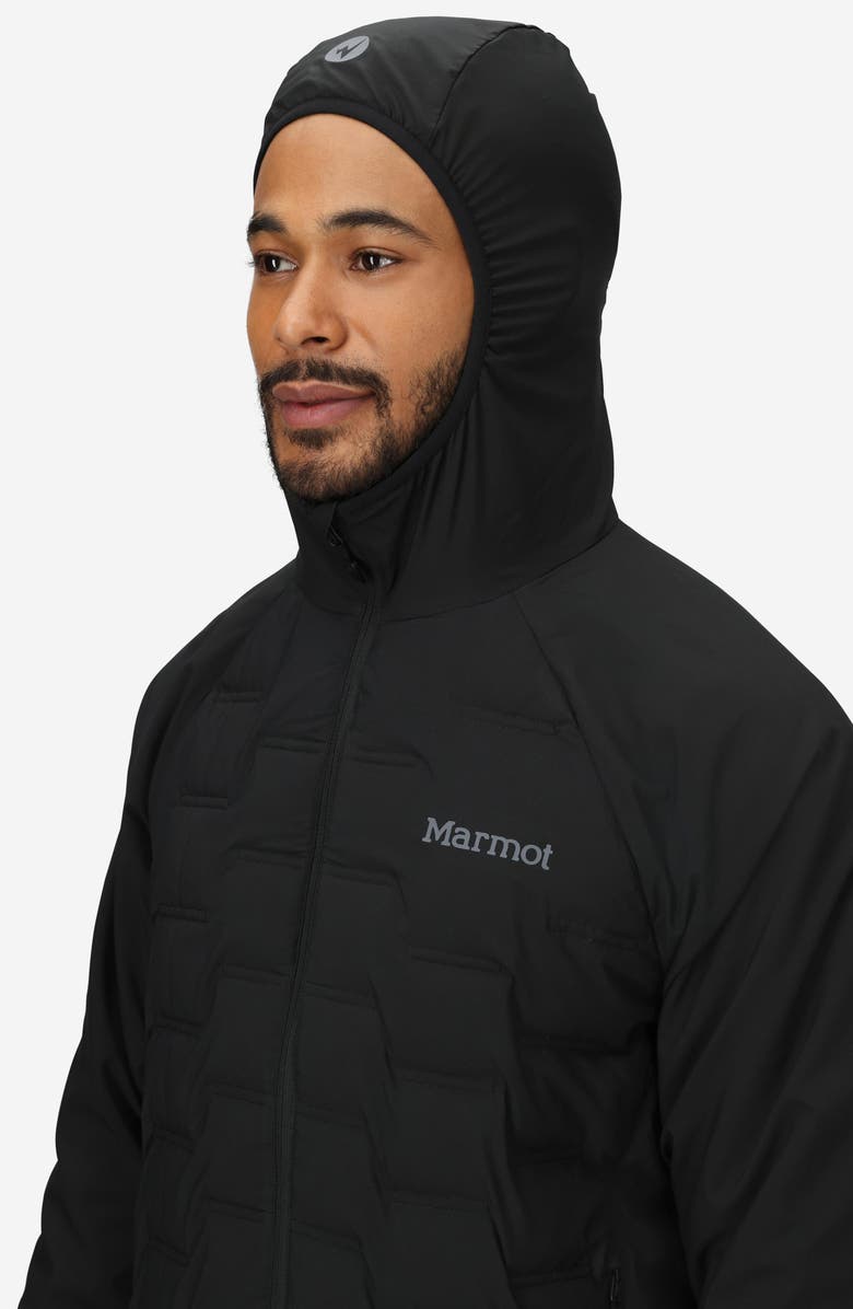 Marmot WarmCube Active Aerothermal Down Hoodie, Alternate, color, Black
