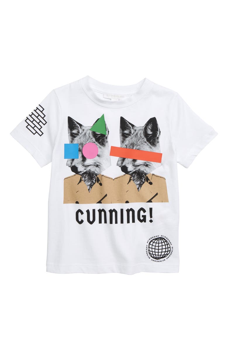 Burberry Fox T-Shirt, Main, color, 