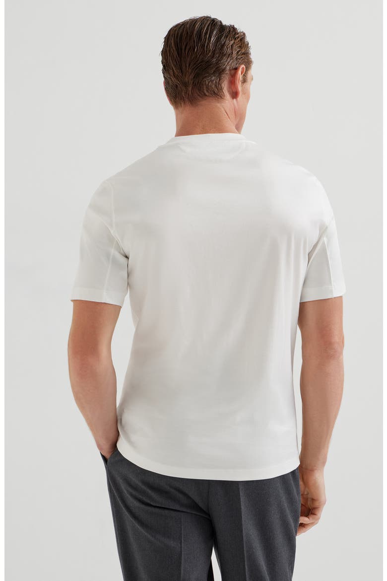 Jersey T-shirt with logo, Alternate, color, Off-White