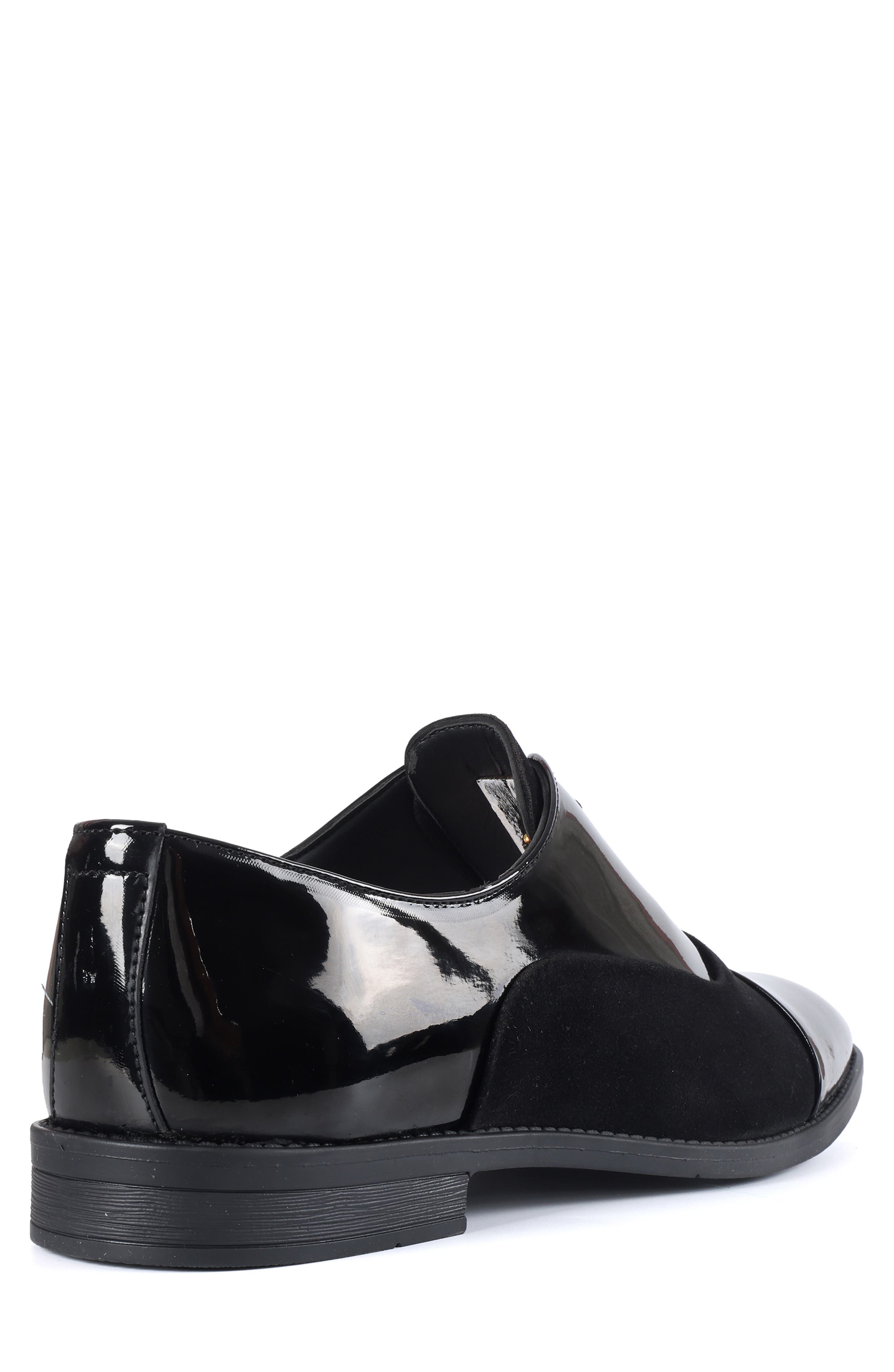 Preston Cap Toe Oxford, Alternate, color, BLACK