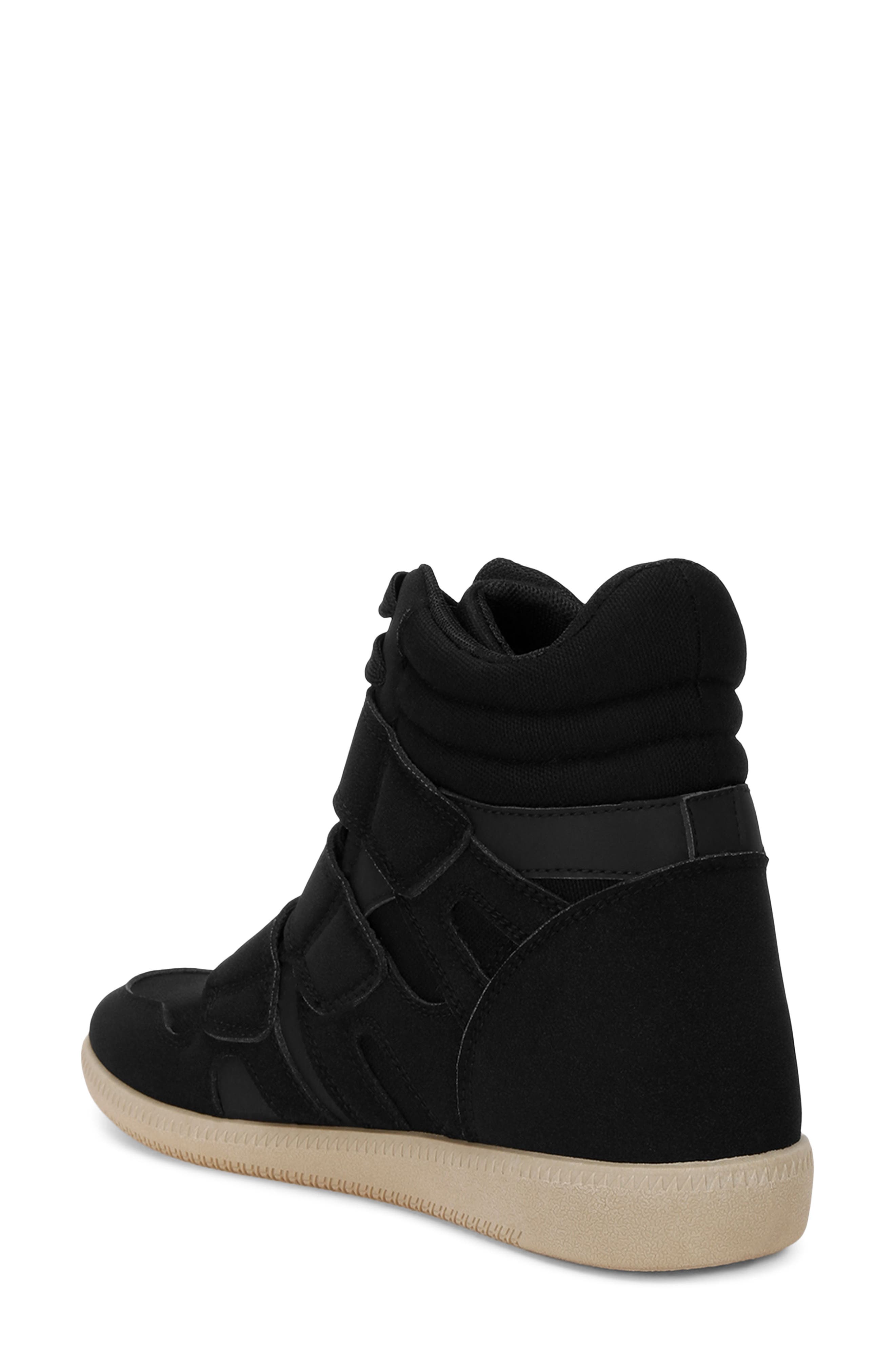 Naion High Top Sneaker, Alternate, color, BLACK