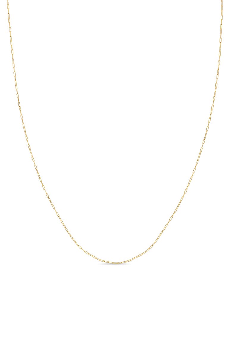 Bony Levy 14K Paper Clip Chain Necklace, Main, color, 14K Yellow Gold