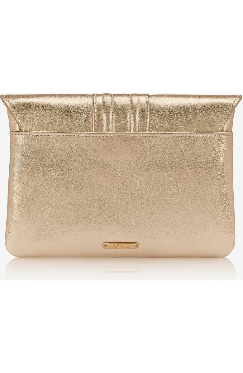 GiGi New York AVA CLUTCH, Alternate, color, Gold