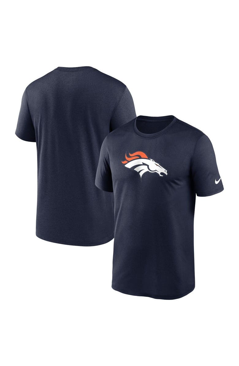 Nike Men's Nike Navy Denver Broncos Legend Logo Performance T-Shirt, Main, color, Navy
