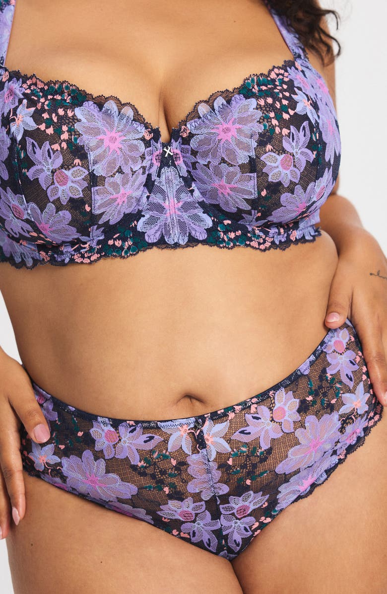 SAVAGE X FENTY Fleur Fantasy Cheeky Briefs, Alternate, color, Dark And Stormy Blue