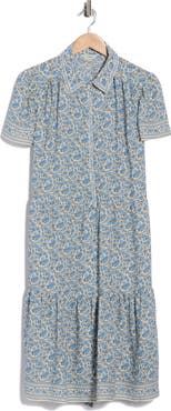 MAX STUDIO Short Sleeve Midi Dress