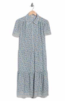 MAX STUDIO Short Sleeve Midi Dress