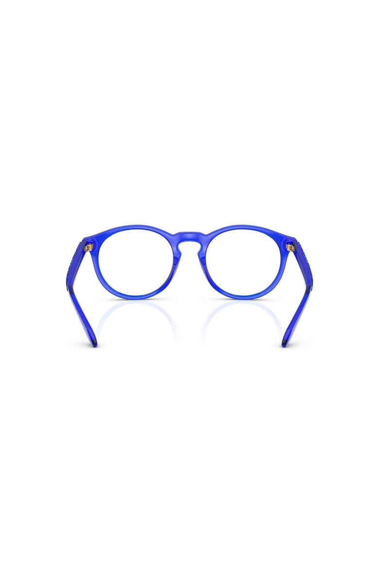 Versace 51mm Phantos optical glasses, Alternate, color, Blue