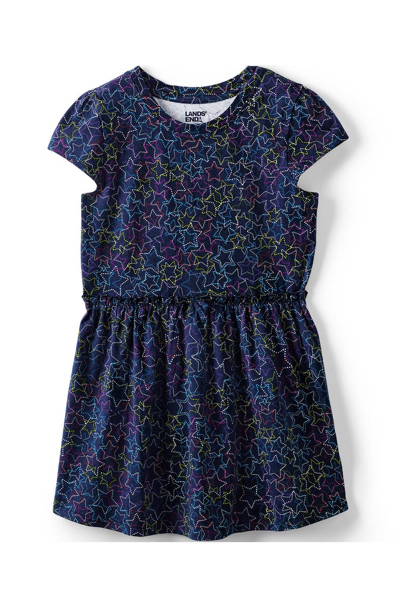 Lands' End Girls Gathered Waist Tunic Top, Main, color, 