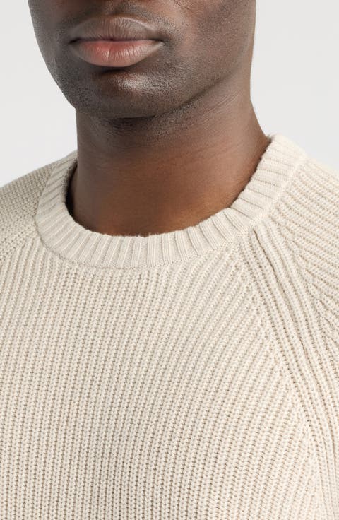 Shaker Stitch Cotton Sweater
