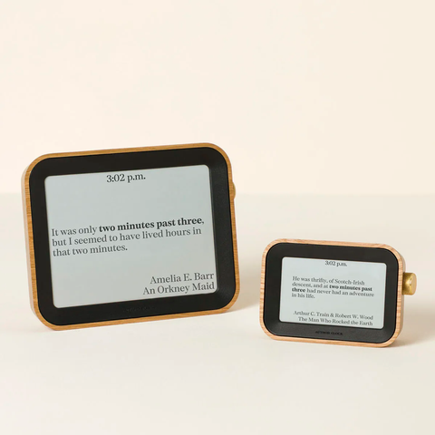 Literary Clock by Author Clock