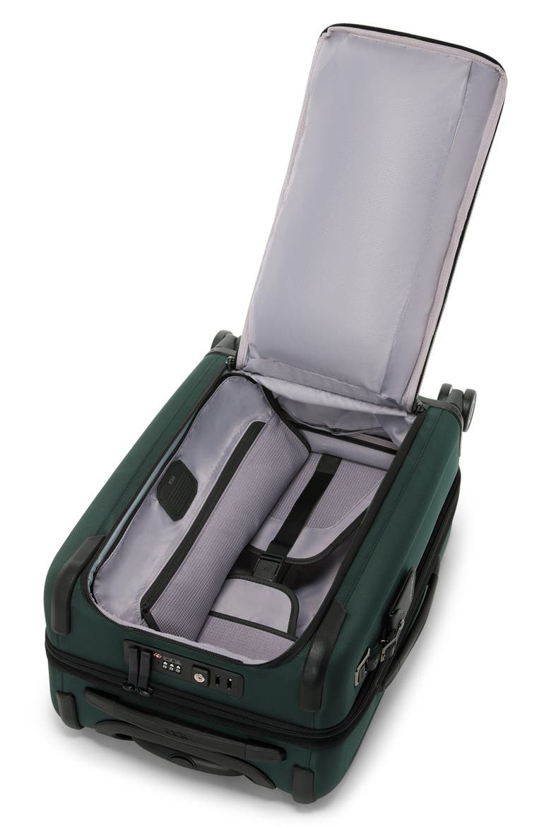 Alpha Dual Access Expandable Carry-On, Alternate, color, DEEP PINE