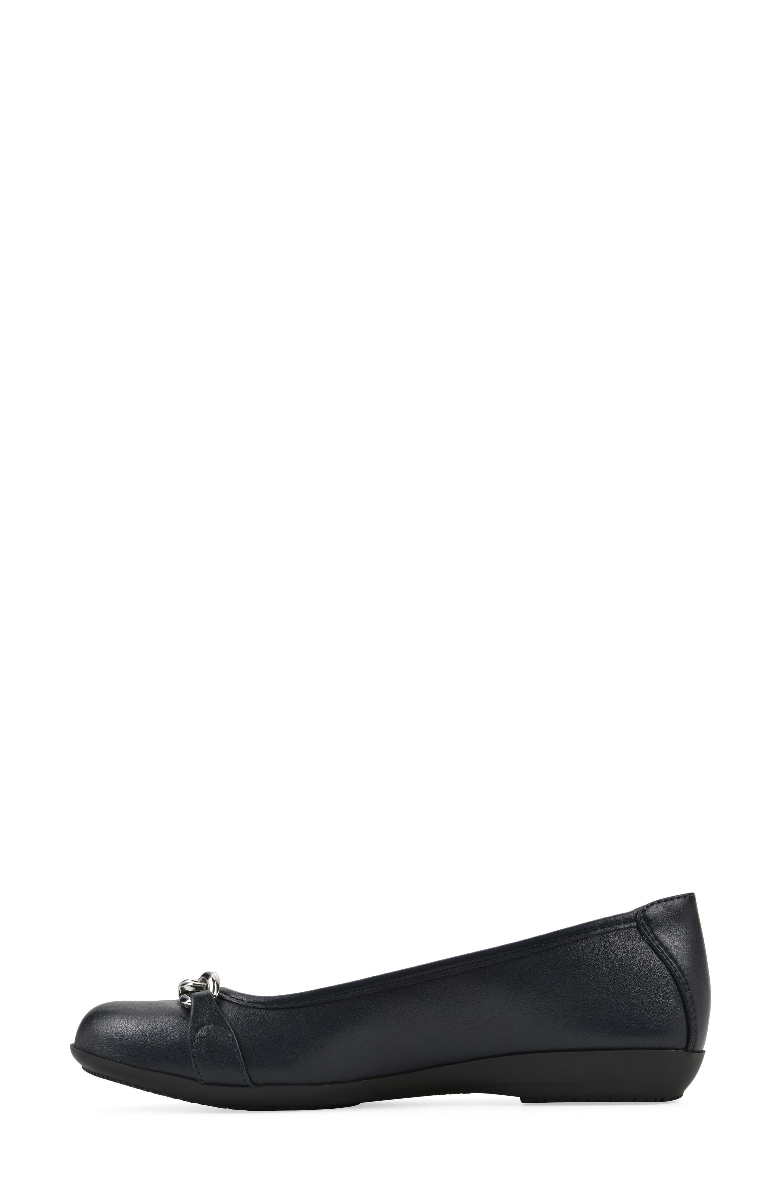 Carlise Ballet Flat, Alternate, color, NAVY/ SMOOTH