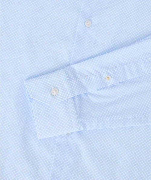 Robert Talbott Reynolds Contemporary Circle Print Shirt In Blue