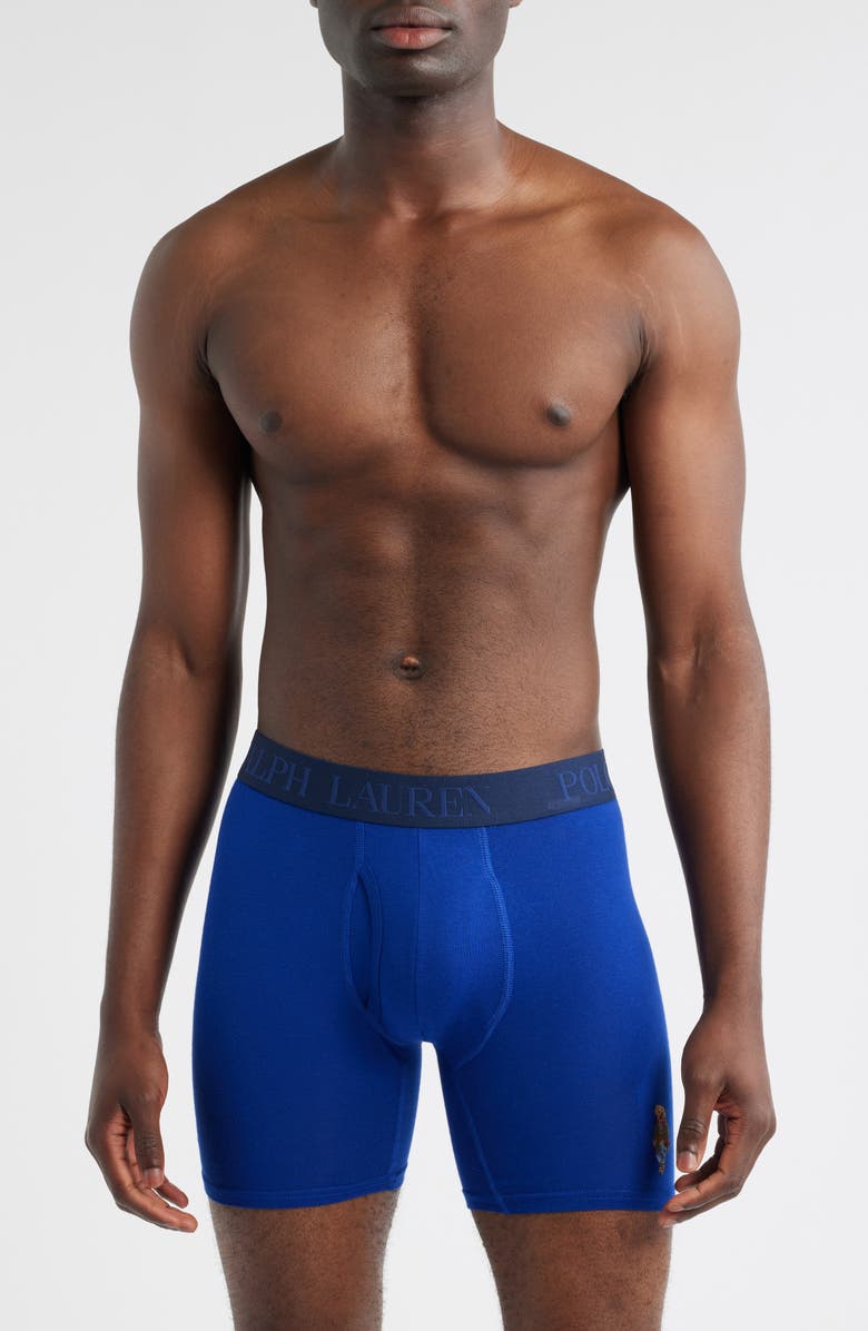 Polo Ralph Lauren Assorted 3-Pack Perfect Pouch Boxer Briefs, Alternate, color, 