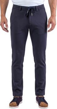 Maceoo Stretch Drawstring Waist Trouser Pants