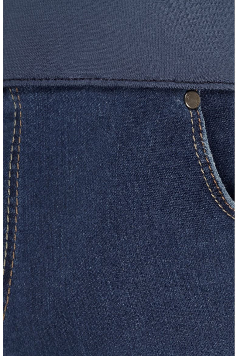 'Leigh' Maternity Jeans, Alternate, color, MID DENIM