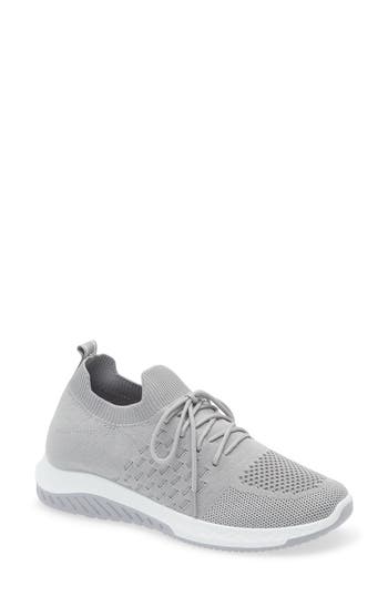 Danskin Free Knit Sneaker In Grey