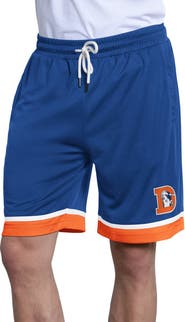 STARTER Men's Starter Royal Denver Broncos Throwback Power Play Mesh Shorts