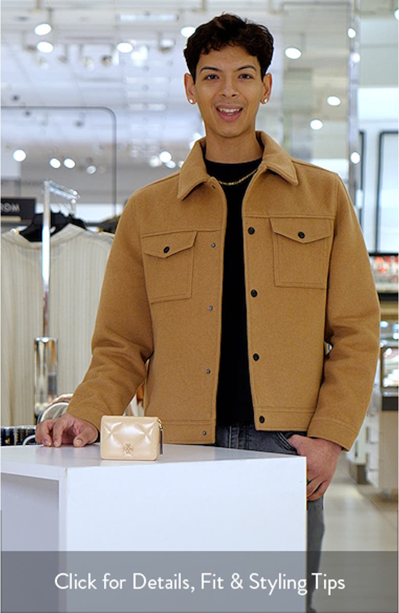 Small Loraine Metallic Faux Leather Shoulder Bag, sales video thumbnail