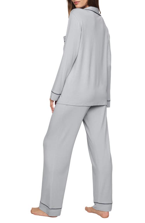 Eberjey Gisele Long Pajamas In Gray