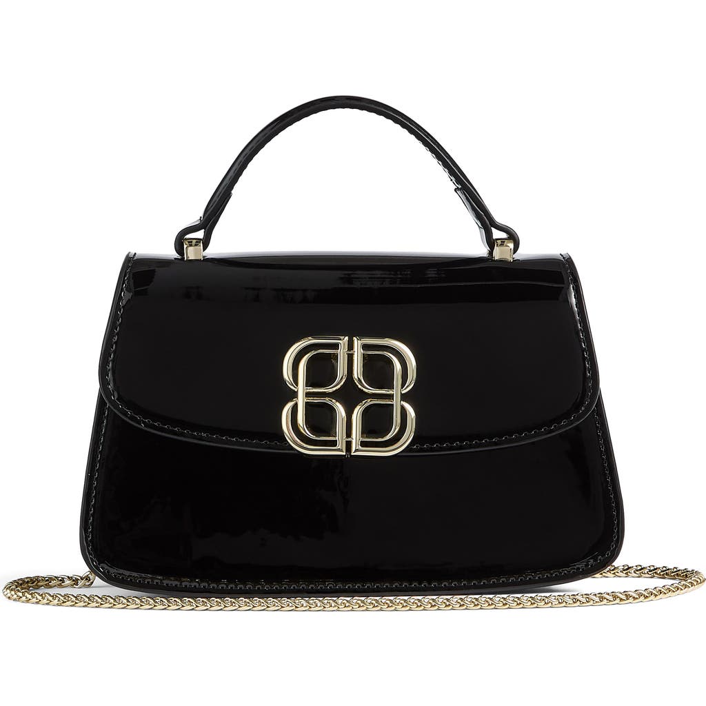 Lk Bennett Annabelle Grab Leather Top Handle Bag In Black